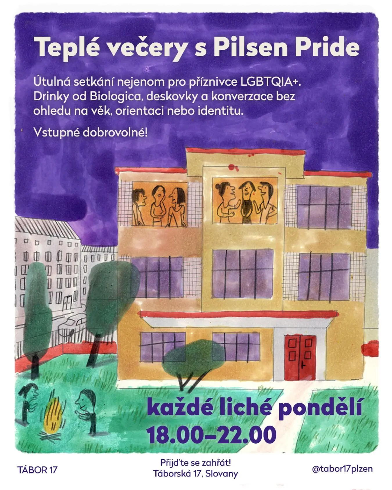 Plakát k teplým večerům